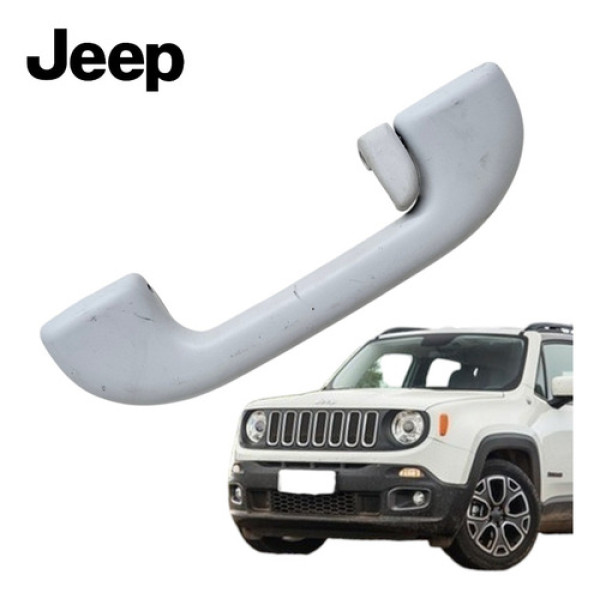 Alça Teto Pqp Traseiro Esquerdo Jeep Renegade 2016 A 2021 Branco