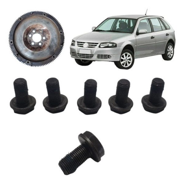 Kit Parafusos Volante Do Motor Volkswagen Gol 1.0 8v 2008 