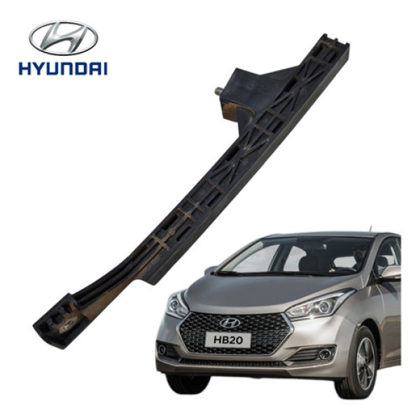 Guia Vidro Porta Traseira Esquerda Hyundai Hb20 2013 A 2019 Preto