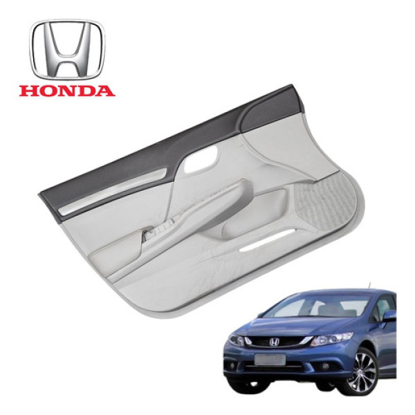 Forro De Porta Dianteira Esquerda Honda Civic G9 2013 A 2016