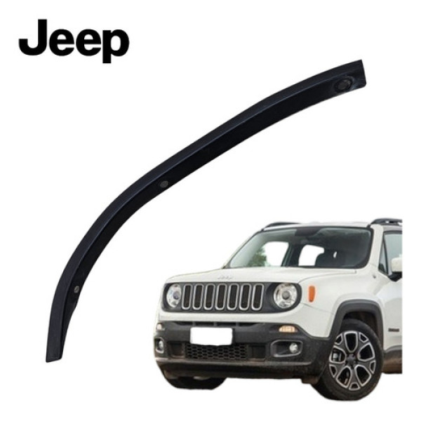 Friso Caixa Roda Traseira Direita Jeep Renegade 2016 A 2020 Preto