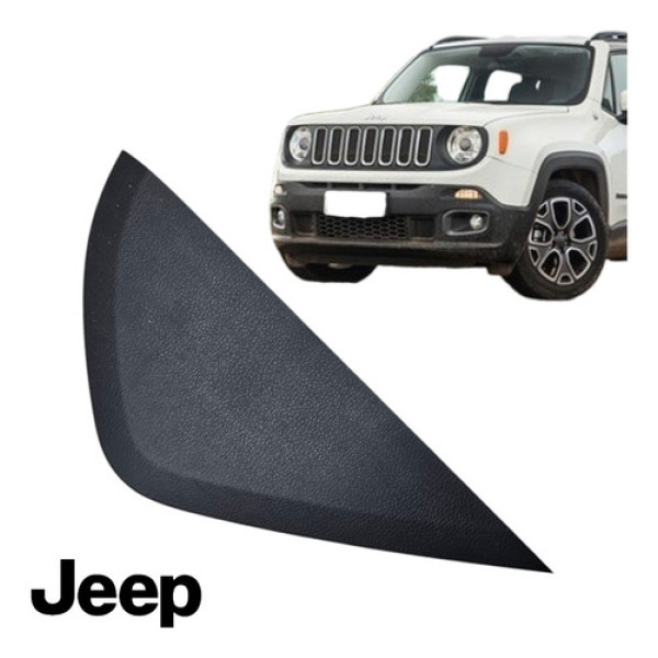 Acabamento Painel Lateral Direito Jeep Renegade 2016 A 2020 Preto