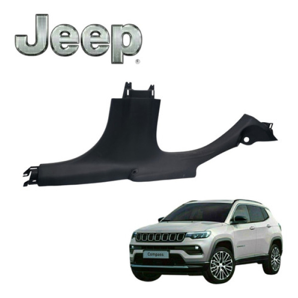 Soleira Inferior Direita Jeep Compass Limited 2022 Original  Preto