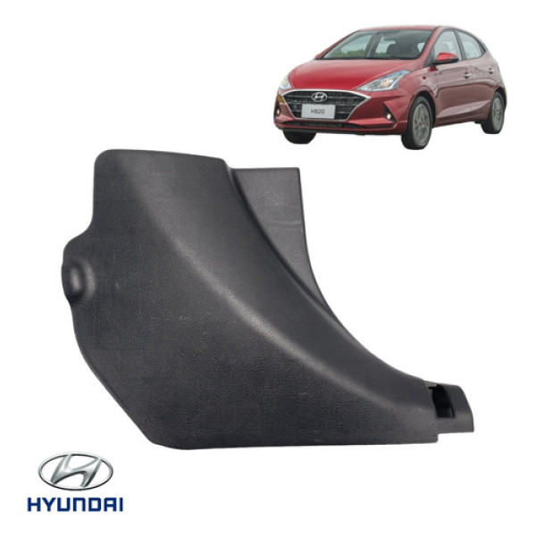 Acabamento Dianteiro Direito Soleira Hyundai Hb20 2020 2022 Preto