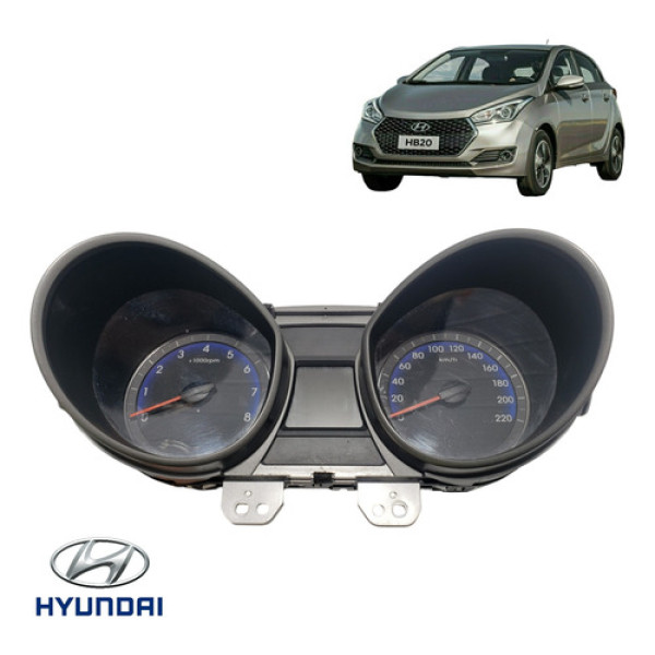 Painel Intrumentos Velocímetro Hyundai Hb20s 1.6 Aut.  2018 Preto