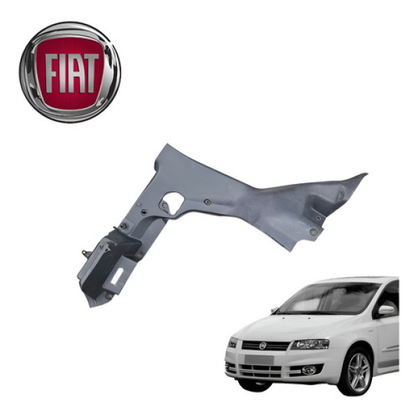 Suporte Bagagito Esquerdo Fiat Stilo 1.8 Connect 2005 A 2007 Preto