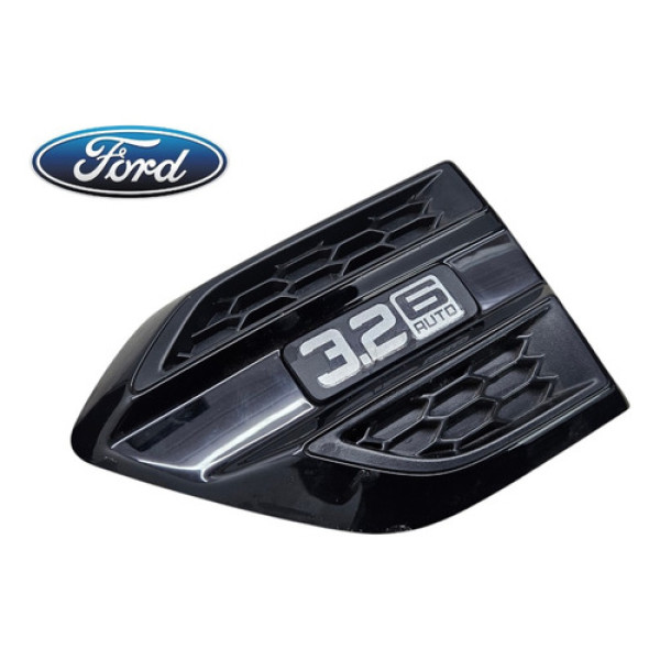 Emblema Acabamento Paralama Esquerdo Ford Ranger 2016 A 2022 Preto