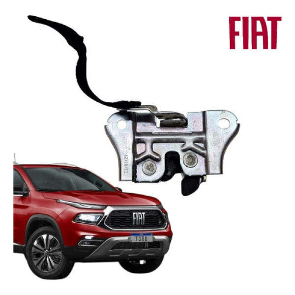 Trava Fechadura Banco Traseiro Fiat Toro 2019 A 2023 Orig - Cinza - Traseira
