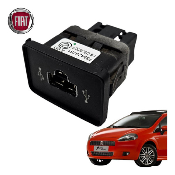 Entrada Usb Fiat Punto Sporting Linea 2008 A 2010 Original