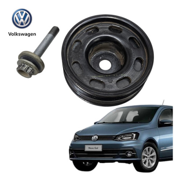 Polia Virabrequim Dupla Vw Gol Up 1.0  2016 A 2022 Original
