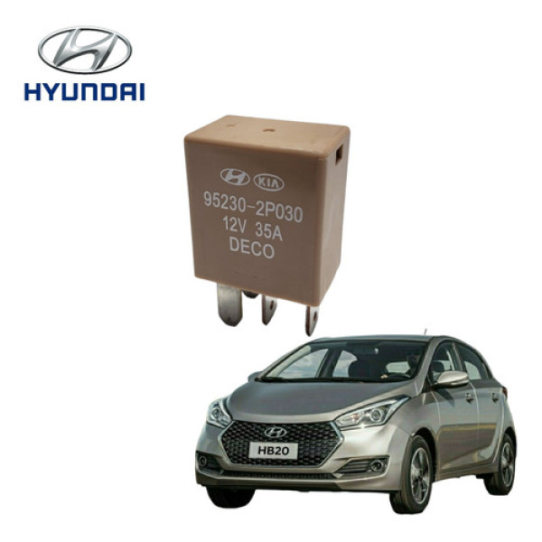 Relé Auxiliar 12v 35a Hyundai Hb20 Hb20s 2015 A 2019 10003