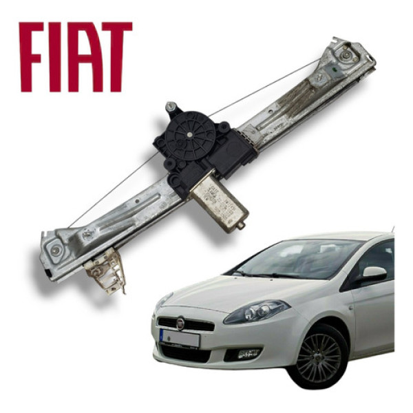 Máquina Vidro Traseiro Direito Fiat Bravo Tjet 2014 Original