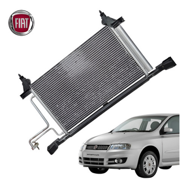 Condensador Ar Condicionado Fiat Stilo 1.8 2005 A 2011 Orig