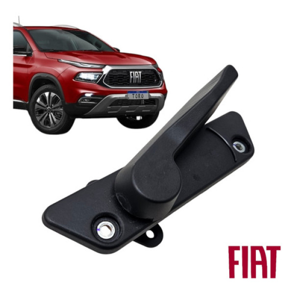 Alavanca Maçaneta Abertura Tampa Traseira Toro 2020 A 2023 Preto Traseira