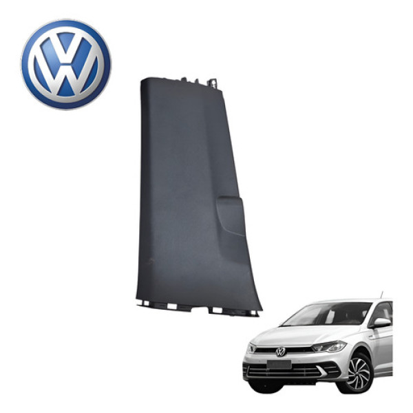 Acabamento Coluna Esquerda Vw Polo 1.0 Track 2022 A 2025 Ori