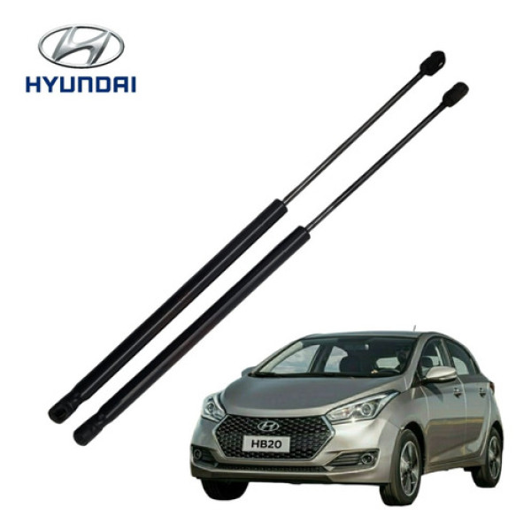 Par Amortecedores Tampa Porta Malas Hyundai Hb20 2013 A 2018
