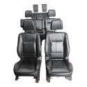 Jogo Bancos Couro Pajero Full 7 Lugares 2012 A 2016 Original Preto
