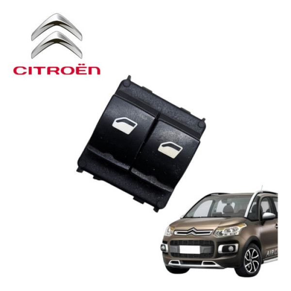 Botão Vidro Dianteiro Esquerdo Citroën Aircross 2011 A 2015