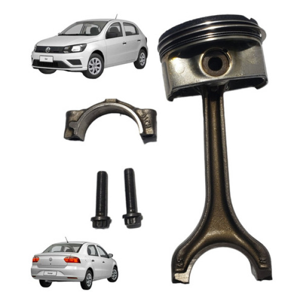 Biela E Pistão Volkswagen Gol Voyage 1.0 3cc 12v 2023