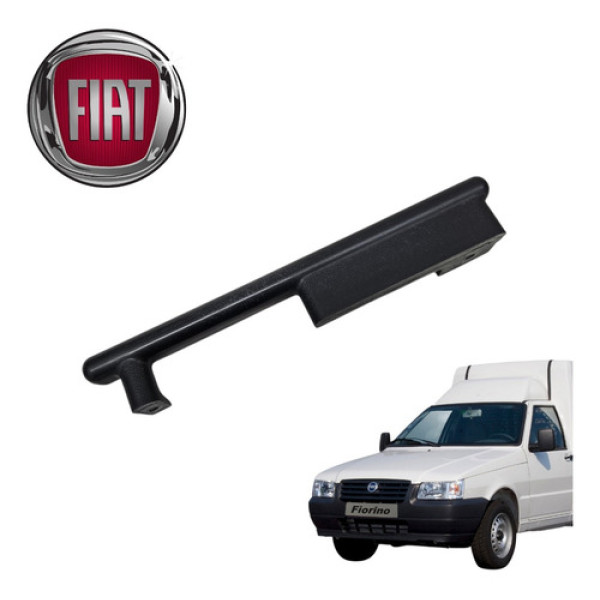 Puxador Interno Porta Direita Fiat Fiorino Uno 1997 A 2012 Preto Dianteira