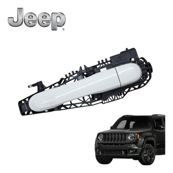 Maçaneta Externa Dianteira Direita Jeep Renegade Flex 2020 Branco