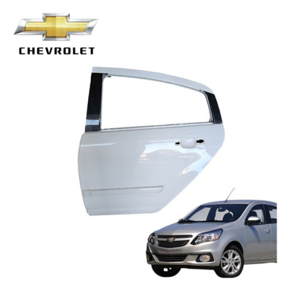 Porta Traseira Direita Chevrolet Agile Ltz 2011 A 2013 Origi - Traseira - Direita - Branca
