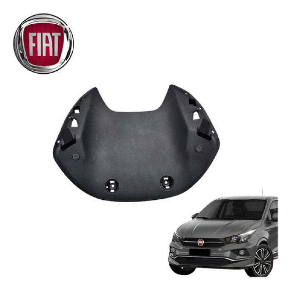 Moldura Inferior Painel Fiat Cronos 1.3 Drive 2019 A 2022 Preto