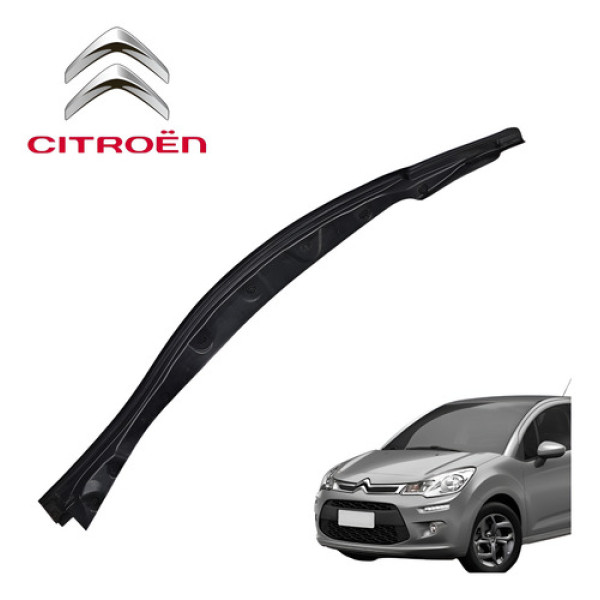 Acabamento Interno Porta Dianteira Esquerda Citroën C3 2015 Preto