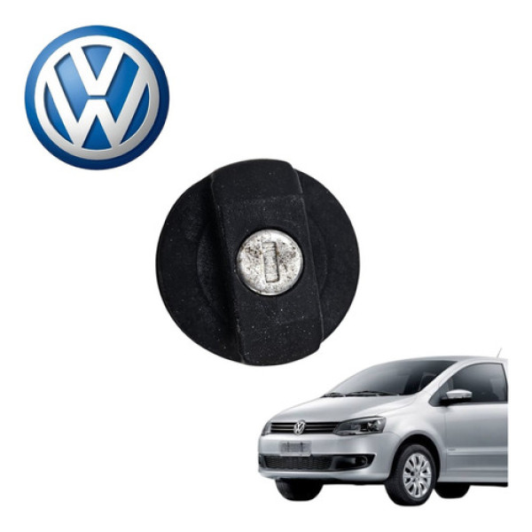 Tampa Tanque Combustível Volkswagen Fox 1.0 Vht 2010 A 2014 Preto 2010