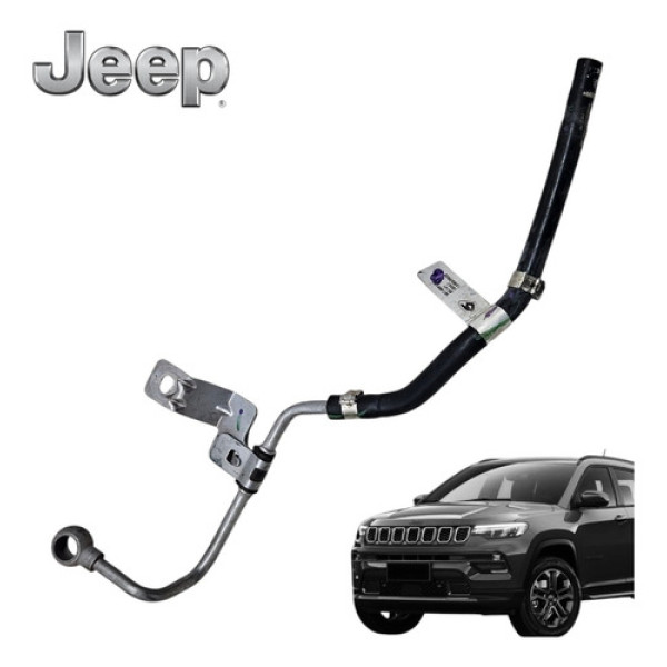 Mangueira Turbina Refrigeração Jeep Compass Longitude 2022 Preto