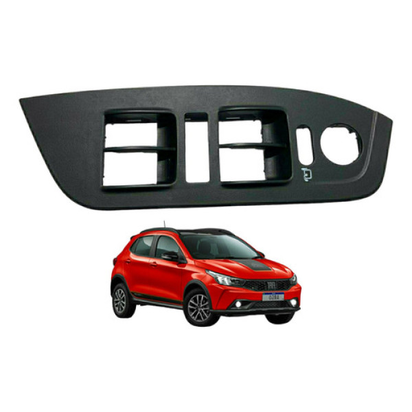 Acabamento Botão Vidro Elétrico Motorista Fiat Argo Trekking