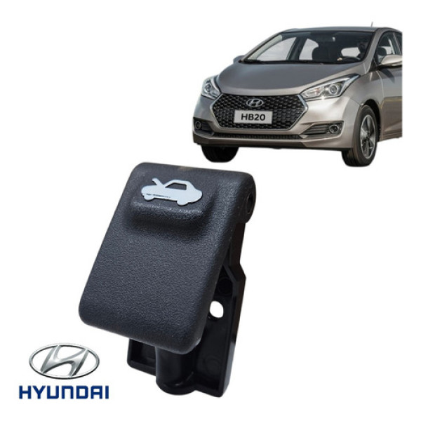 Alavanca Puxador Abertura Capo Hyundai Hb20 2013 A 2019 Orig