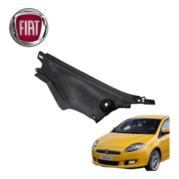 Acabamento Lateral Banco Traseiro Esquerdo Bravo Tjet 2014  Preto