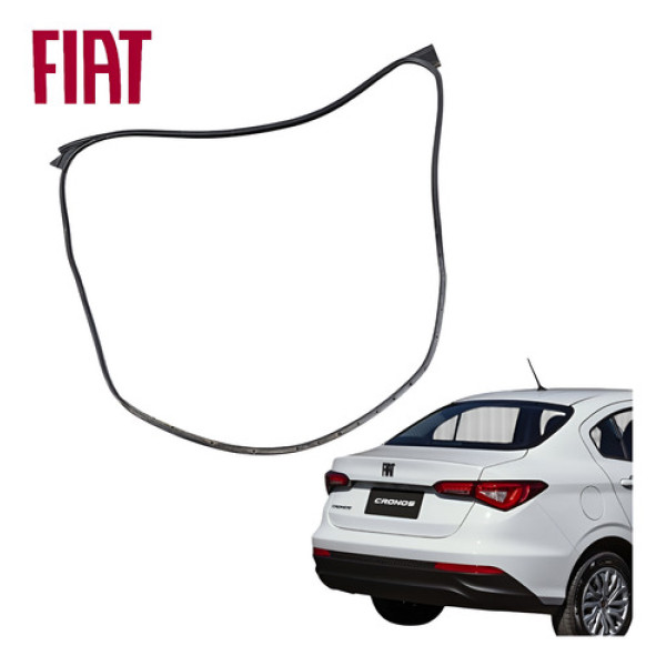 Borracha Guarnição Dianteira Esquerda Fiat Cronos 2018 2022 Preto