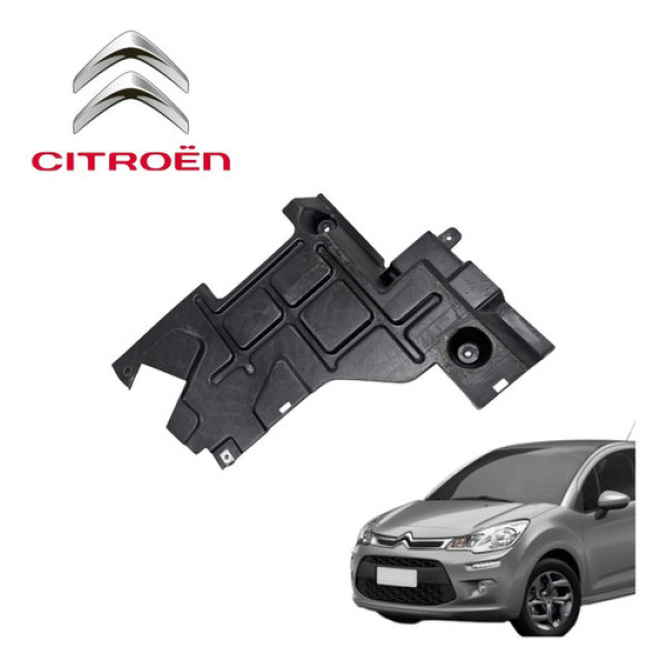 Defletor Inferior Esquerdo Citroën C3 Exclusive 2012 A 2016