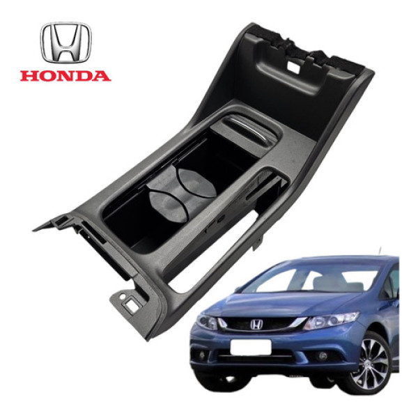 Acabamento Console Central Honda Civic G9 2013 A 2016 Orig
