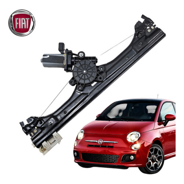 Maquina Vidro Elétrico Esquerdo Motorista Fiat 500 2012 2015