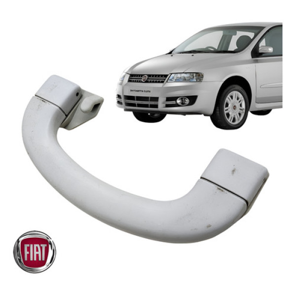 Alça Teto Pqp Traseiro Direito Fiat Stilo 2003 A 2011 Orig Cinza