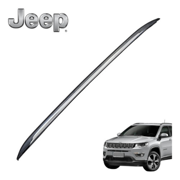 Suporte Rack Teto Direito Jeep Compass 2.0 Limited 2016 2021 Cromado