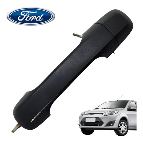 Maçaneta Externa Traseira Direita Ford Fiesta 1.0 Hatch 2011 Preto