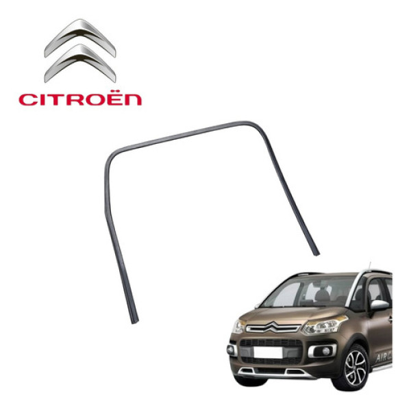 Borracha Canaleta Traseira Direita Citroën Aircross Glx 2011 Preto
