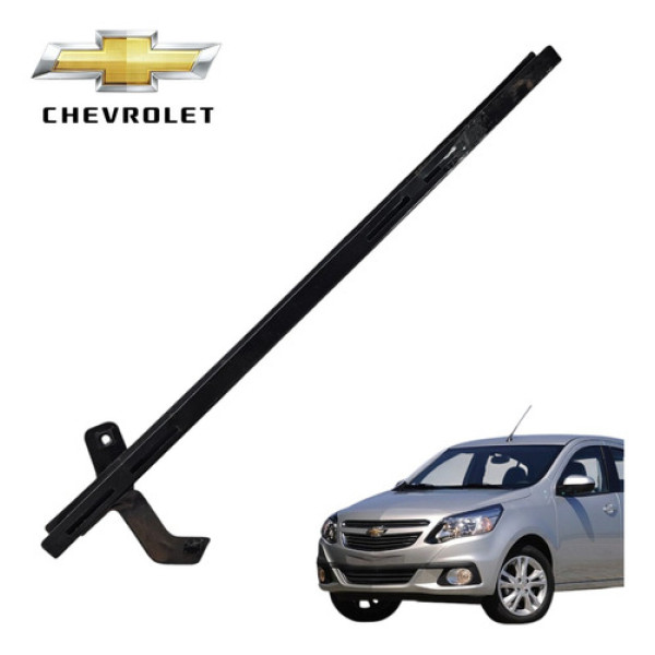 Canaleta Guia Vidro Dianteira Esquerda Gm Agile Ltz 2012 Preto