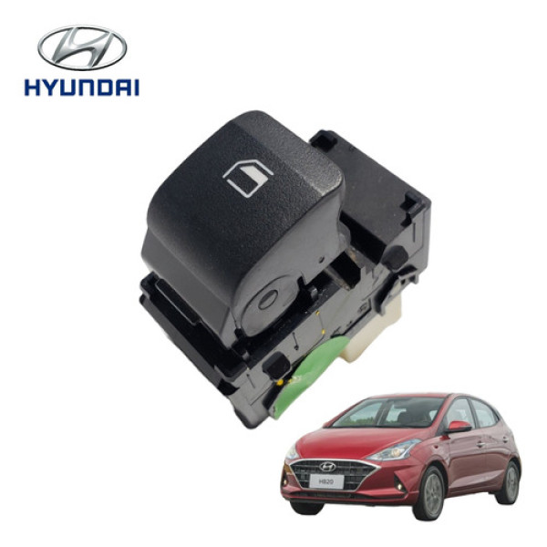 Botão Vidro Elétrico Direito Diant Hyundai Hb20 2020 A 2023