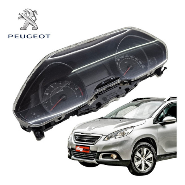 Painel Instrumentos Peugeot 2008 1.6 Allure 2016 A 2020 Aut Preto