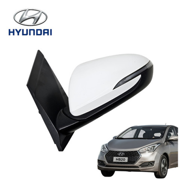 Retrovisor Esquerdo Hyundai Hb20s 1.0 Vision 2020 A 2022 Ori