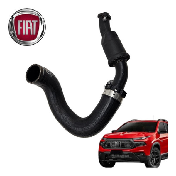 Mangueira Intercooler Fiat Toro Compass 2.0 Diesel 2021 2025 Preto
