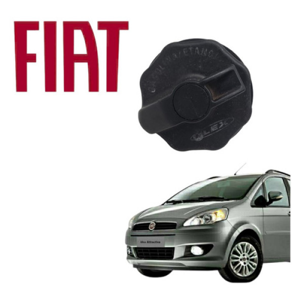 Tampa Tanque Combustível Fiat Idea Attractive 1.4 2012 Preto 2012