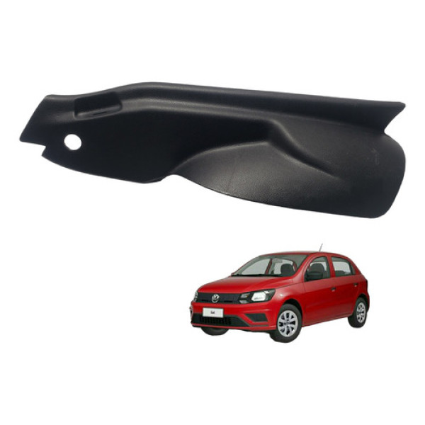 Acabamento Soleira Porta Traseira Esquerda Volkswagen Gol 23 Preto