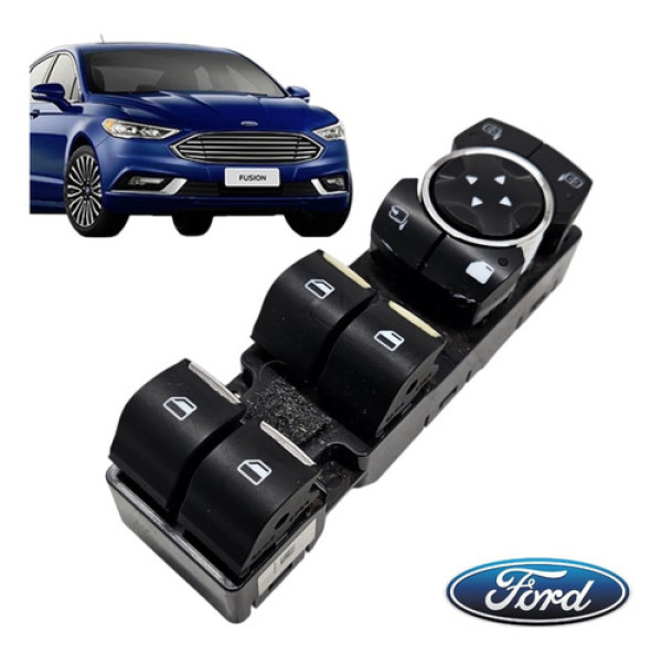 Botão Vidro Elétrico Dianteiro Esquerdo Fusion 2013 A 2016