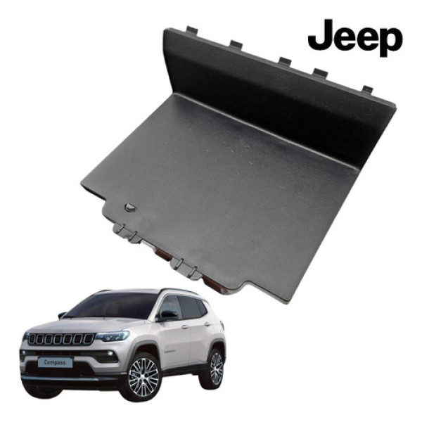 Carregador De Indução Jeep Compass 2020 A 2023 Original  Preto